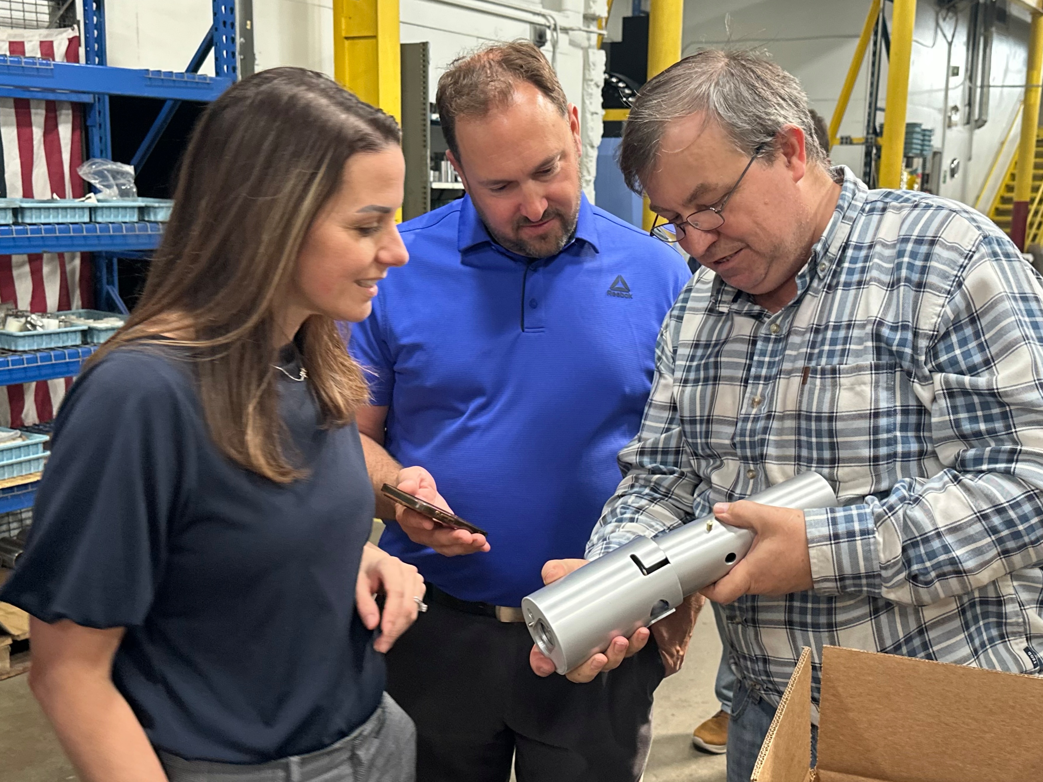 Legislator Andres Tours ADJ Machining, Highlights Local Role in Aerospace Industry